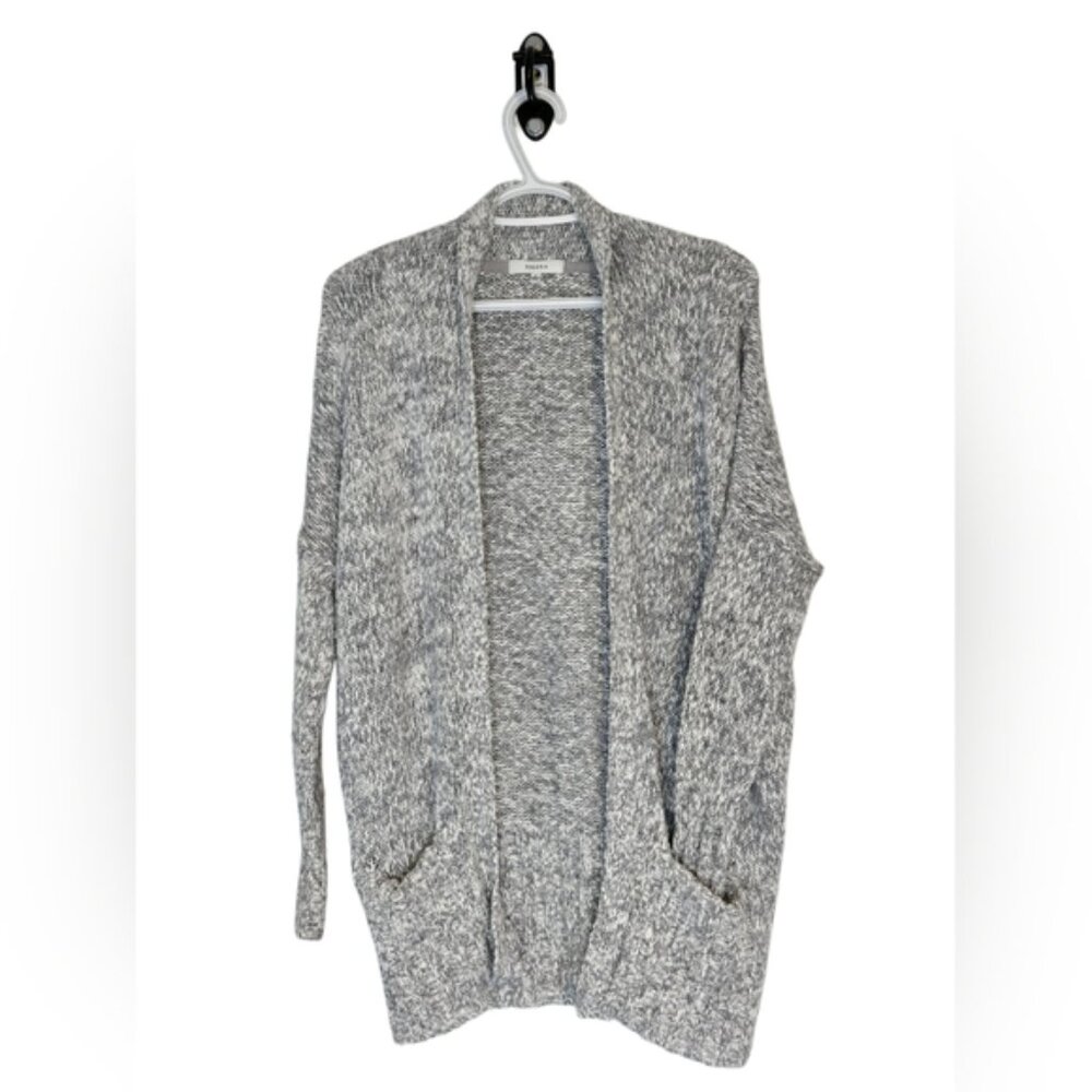 Aritzia Talula Open Front Oversized Cardigan Size S Office Neutral Cozy Slouchy